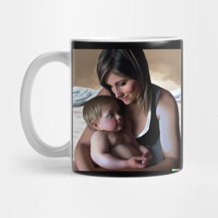 A mother and her baby Mug